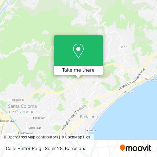 Calle Pintor Roig i Soler 28 map