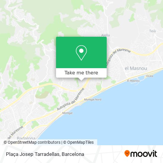 Plaça Josep Tarradellas map