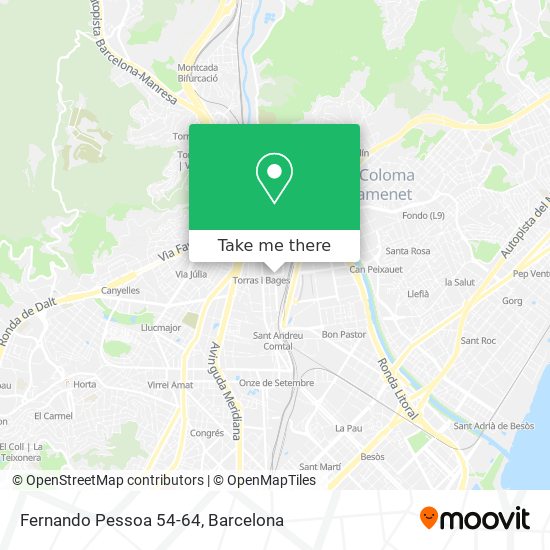 Fernando Pessoa 54-64 map