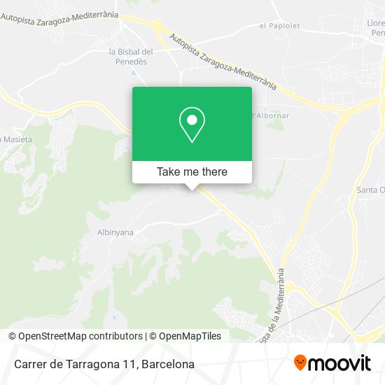 Carrer de Tarragona 11 map