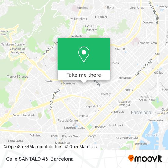 Calle SANTALÓ 46 map