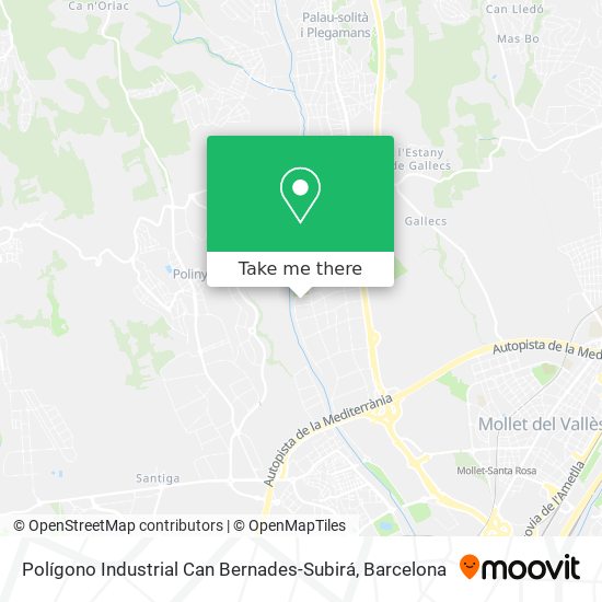 Polígono Industrial Can Bernades-Subirá map