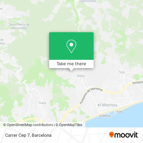 Carrer Cep 7 map