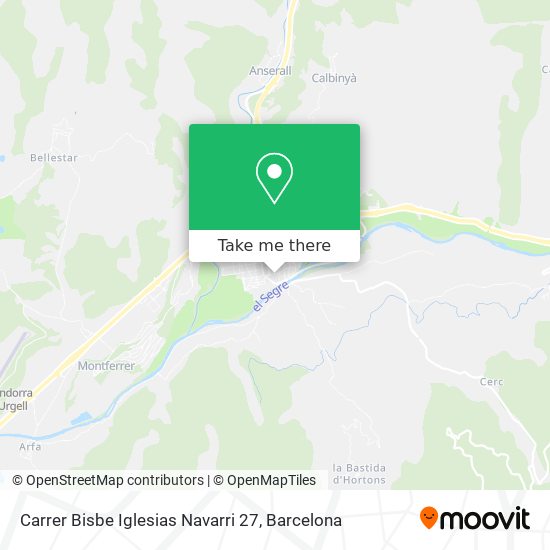 Carrer Bisbe Iglesias Navarri 27 map