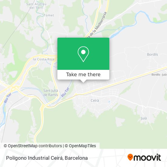 Polígono Industrial Ceirá map