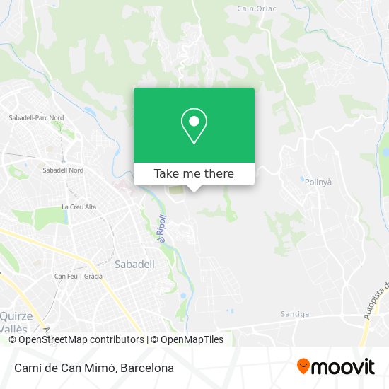 Camí de Can Mimó map