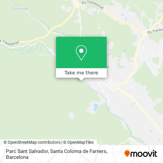 Parc Sant Salvador, Santa Coloma de Farners map