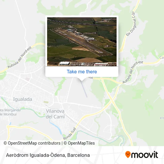 Aeròdrom Igualada-Òdena map