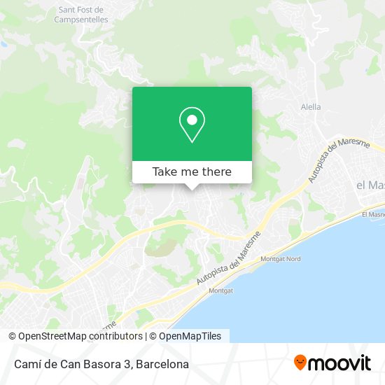 Camí de Can Basora 3 map