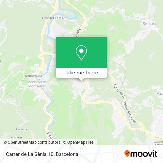 Carrer de La Sènia 10 map