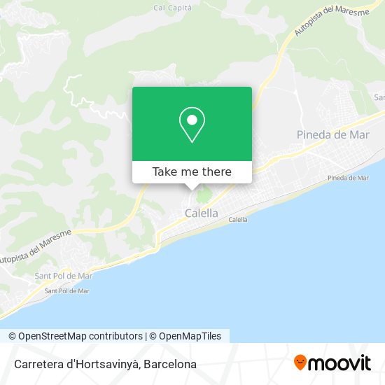 Carretera d'Hortsavinyà map