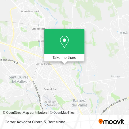 Carrer Advocat Cirera 5 map