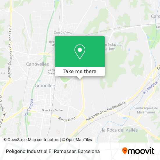 Polígono Industrial El Ramassar map