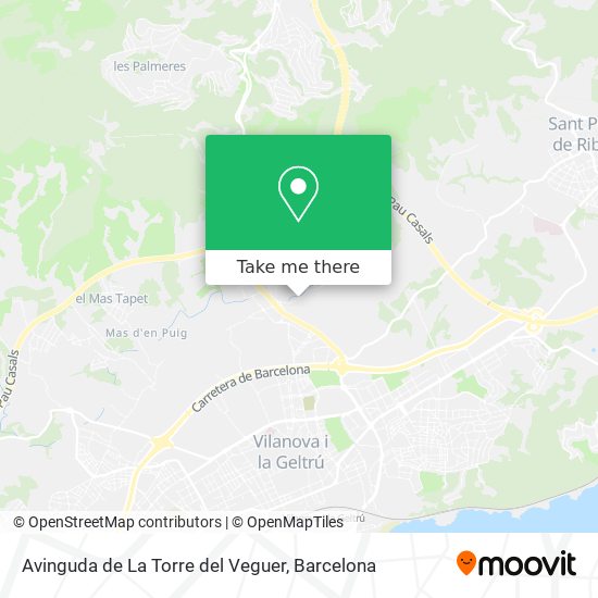 Avinguda de La Torre del Veguer map