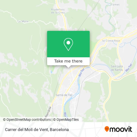 Carrer del Molí de Vent map