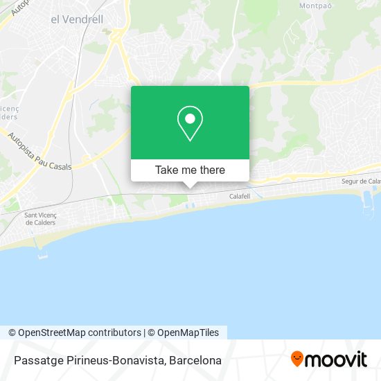 Passatge Pirineus-Bonavista map
