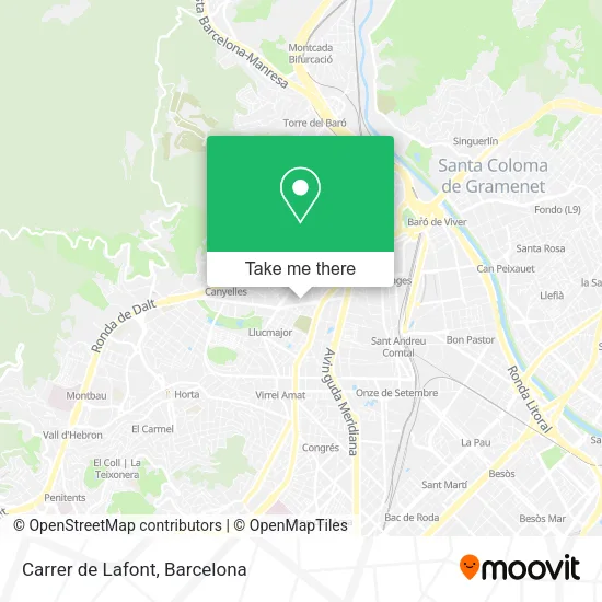 Carrer de Lafont map