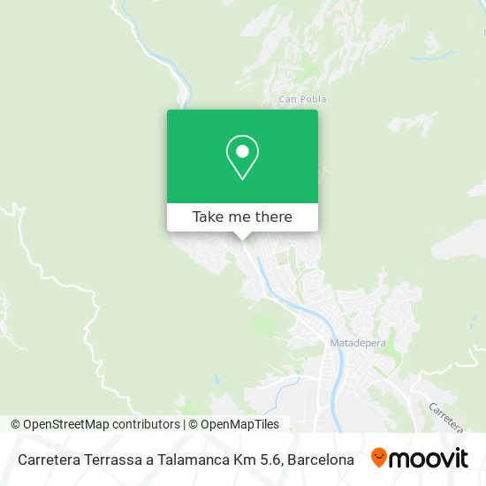 Carretera Terrassa a Talamanca Km 5.6 map