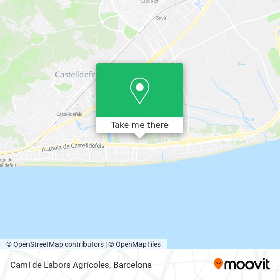 Camí de Labors Agrícoles map