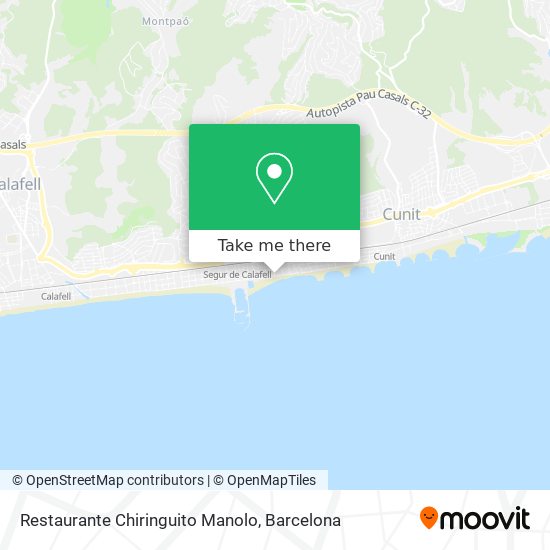 Restaurante Chiringuito Manolo map