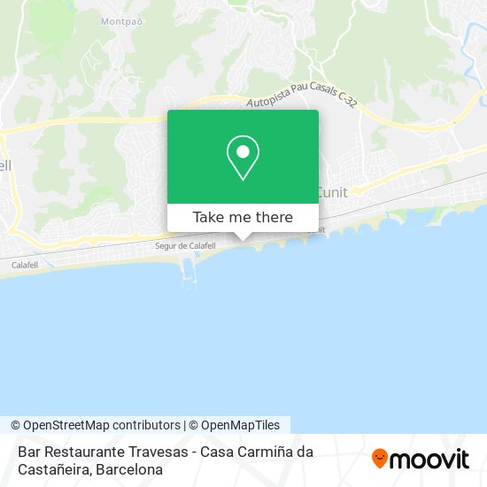 Bar Restaurante Travesas - Casa Carmiña da Castañeira map