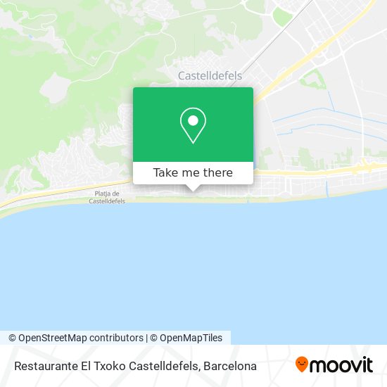 Restaurante El Txoko Castelldefels map