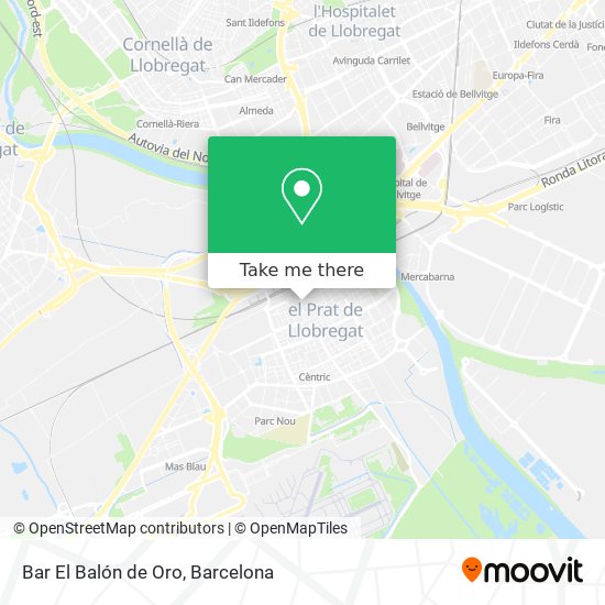 Bar El Balón de Oro map