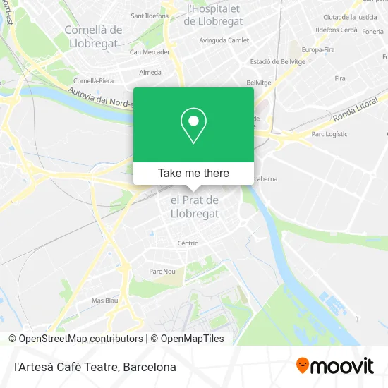l'Artesà Cafè Teatre map