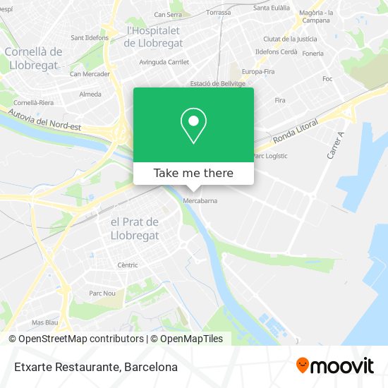 Etxarte Restaurante map