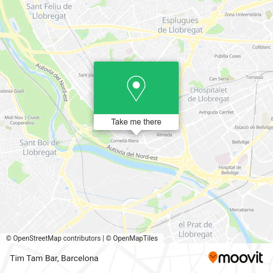 Tim Tam Bar map