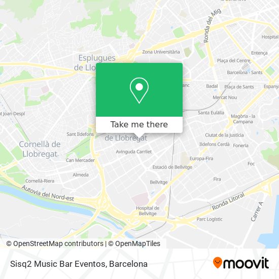 Sisq2 Music Bar Eventos map