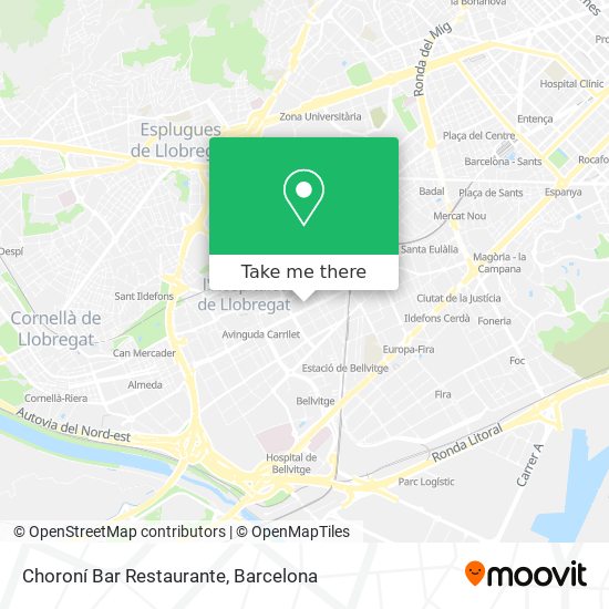 Choroní Bar Restaurante map