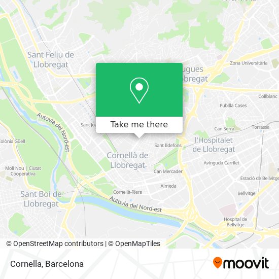 Cornella map