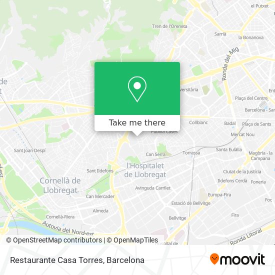 Restaurante Casa Torres map