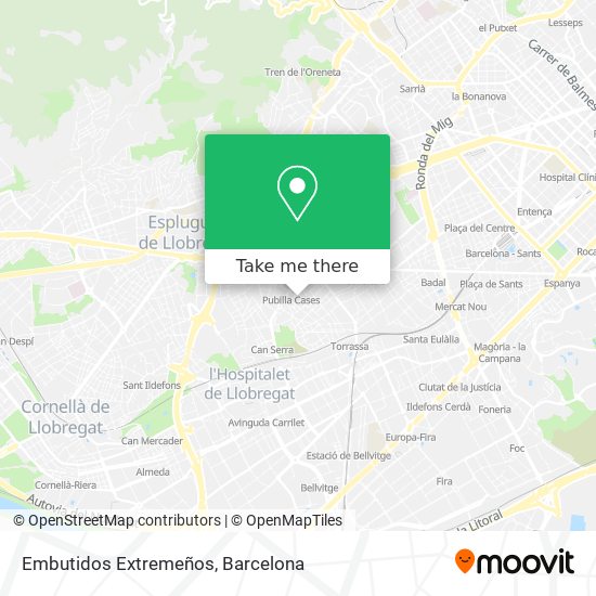 Embutidos Extremeños map