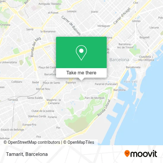 Tamarit map
