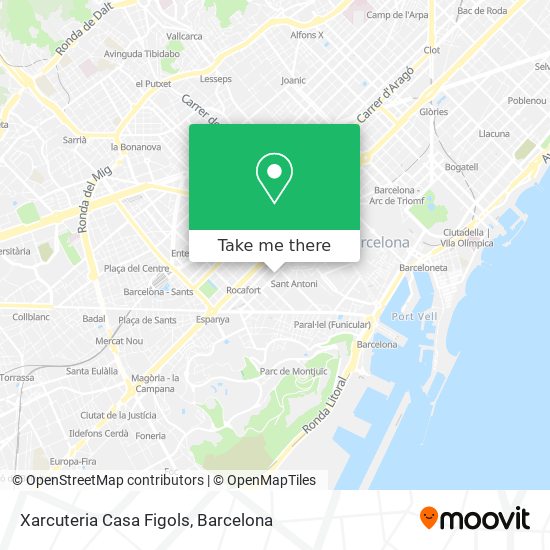 Xarcuteria Casa Figols map