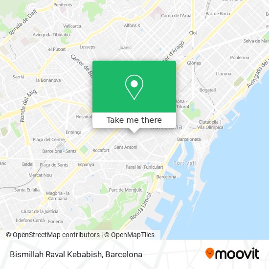 Bismillah Raval Kebabish map