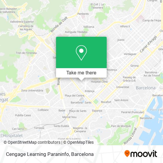 Cengage Learning Paraninfo map