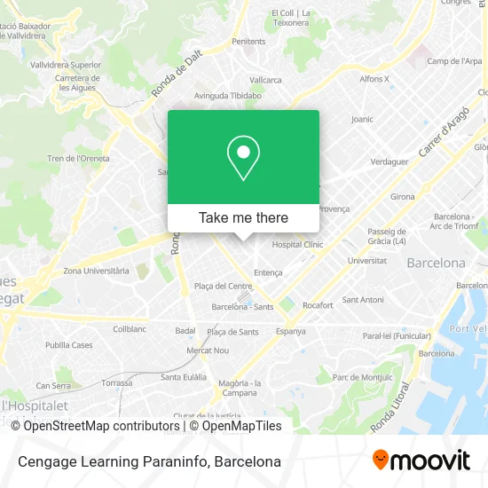 Cengage Learning Paraninfo map