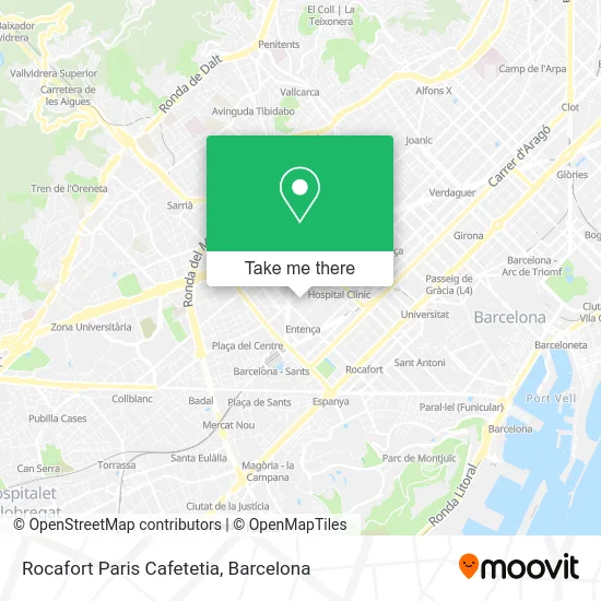 Rocafort Paris Cafetetia map