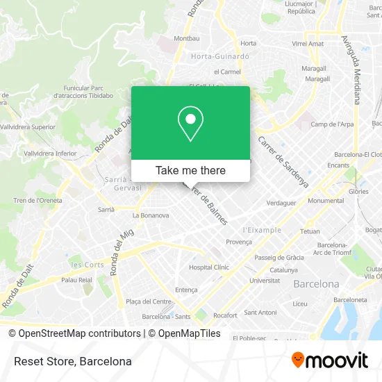 Reset Store map