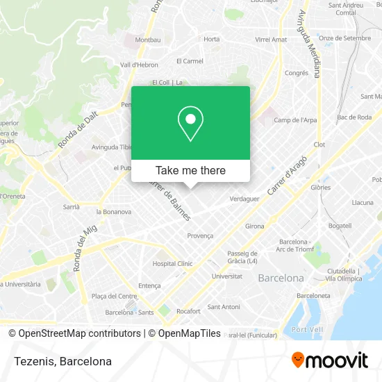 Tezenis map