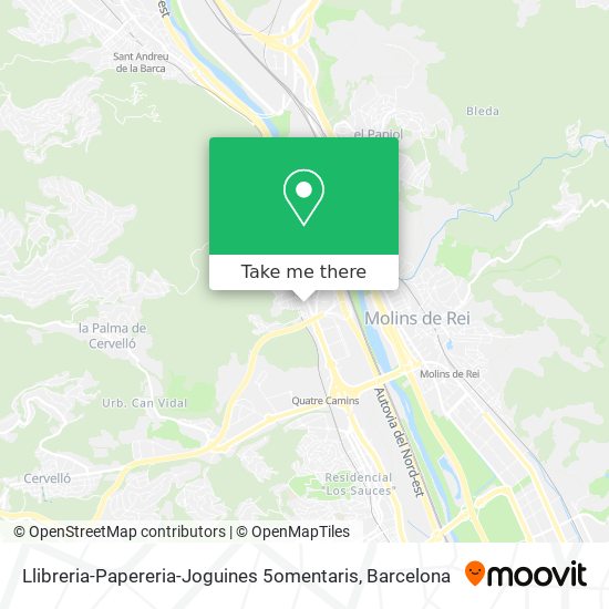 Llibreria-Papereria-Joguines 5omentaris map