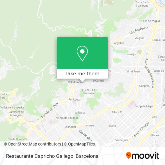 Restaurante Capricho Gallego map