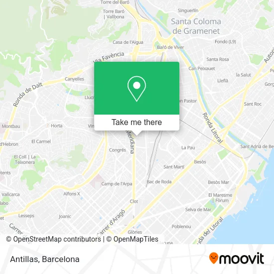 Antillas map