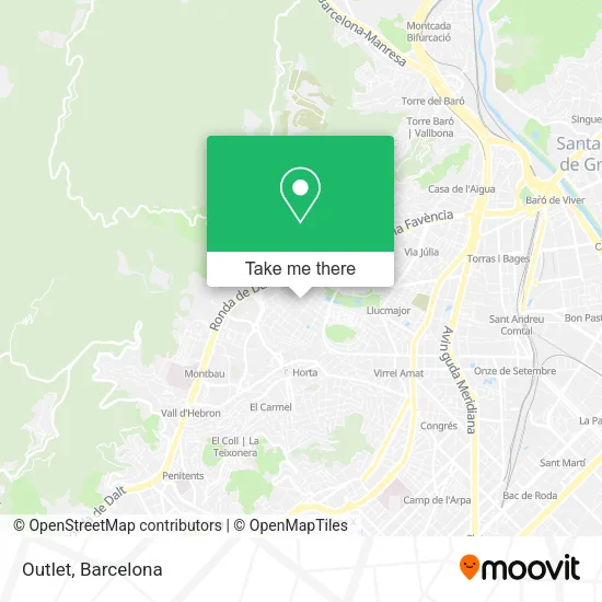 Outlet map