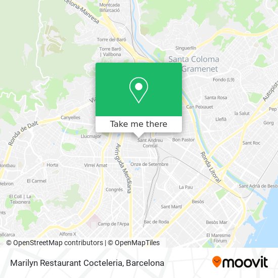 Marilyn Restaurant Cocteleria map