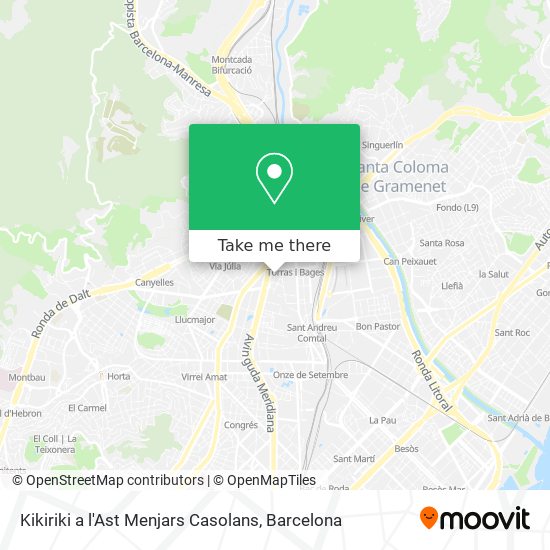 Kikiriki a l'Ast Menjars Casolans map
