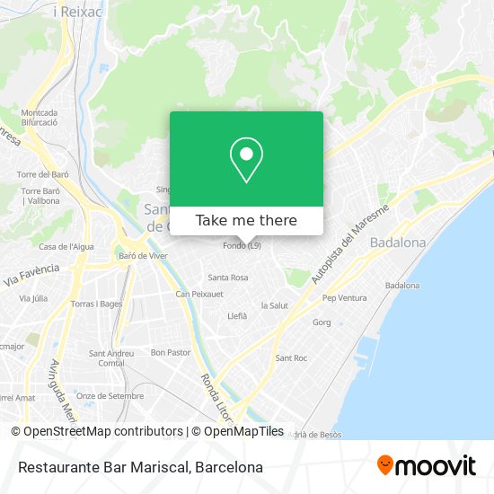Restaurante Bar Mariscal map